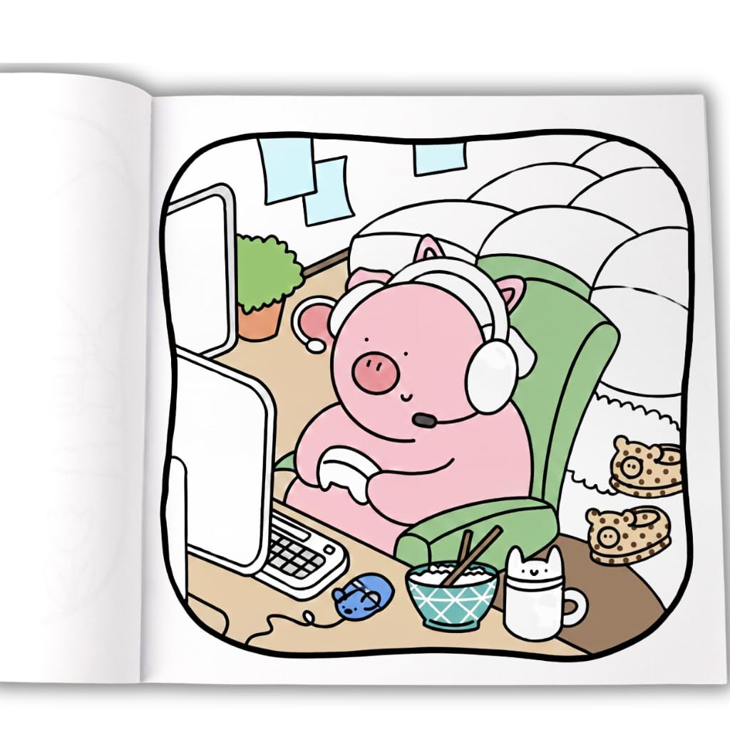 Cozy Coloring Moments For Me: Adult Coloring Book
