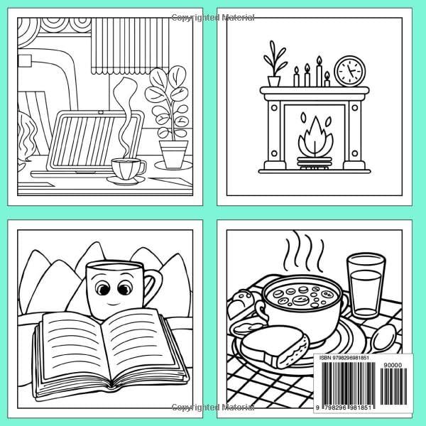 Hygge Place Coloring Book: Cozy Retreats for Relaxation