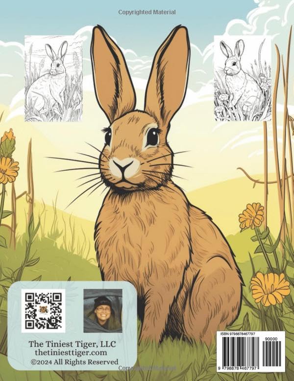 Rabbit Coloring Book: Rabbits Only for Rabbit Lovers (Wildlife Lover Coloring Books)