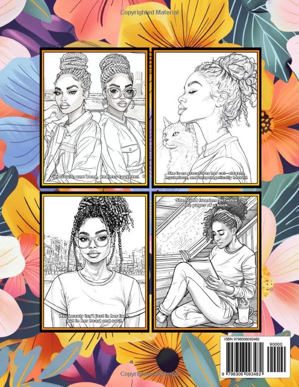 Self Care Coloring Book for Black Women: With Positive Affirmations to Relax, Recharge, Manifest, Practice Self Love, Boost Your Confidence, and Improve Your Mindset