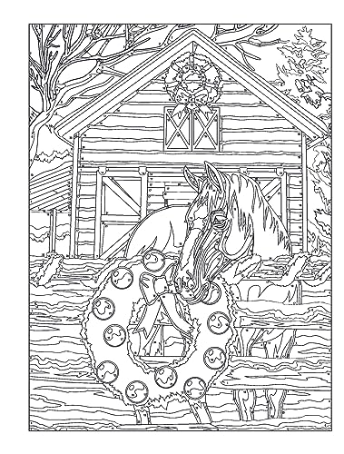 Creative Haven Christmas Color by Number (Adult Coloring Books: Christmas)