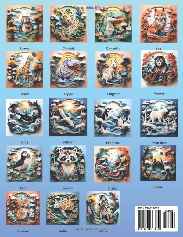 Nature In Focus: A Paper Craft Inspired Coloring Adventure Volume Two