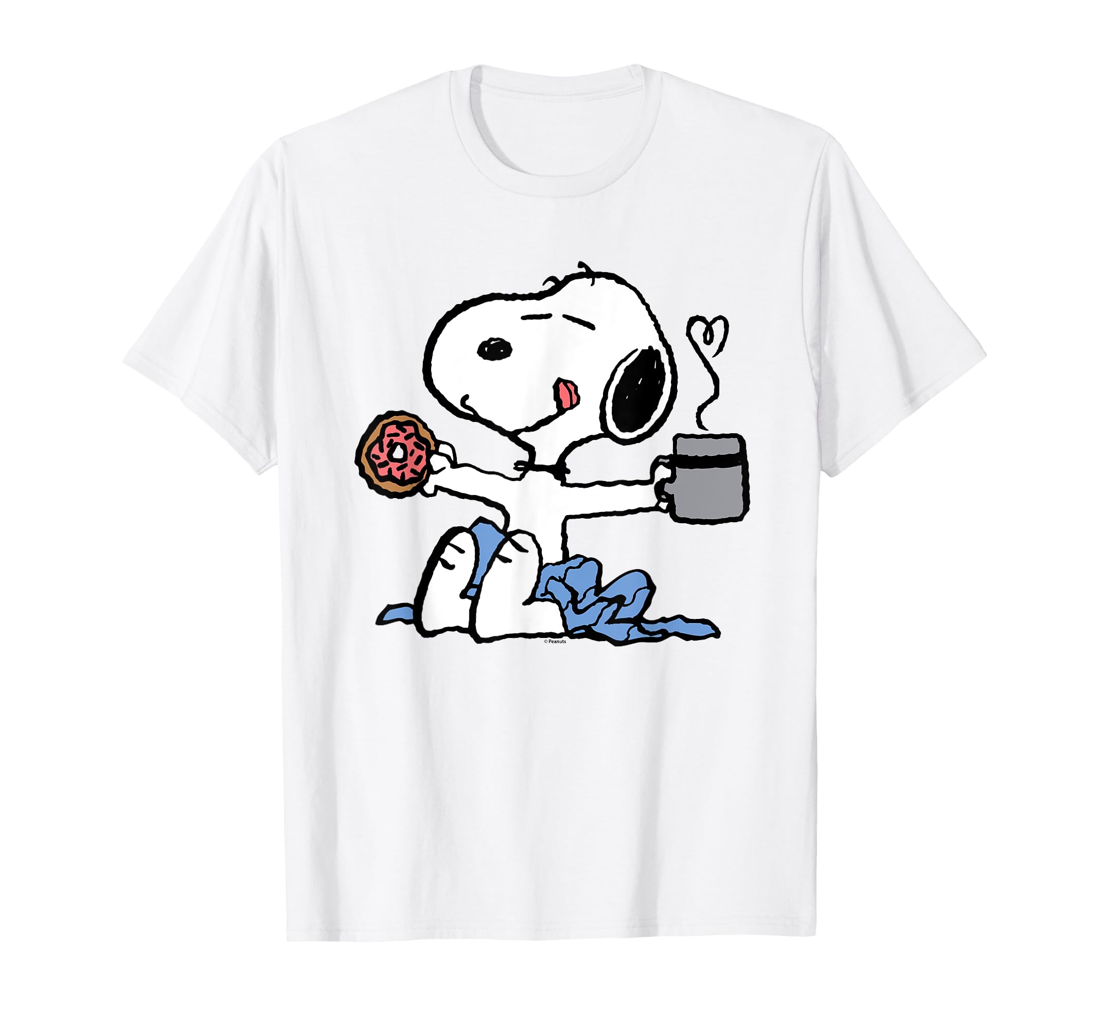 Peanuts - Donut Coffee Snoopy T-Shirt