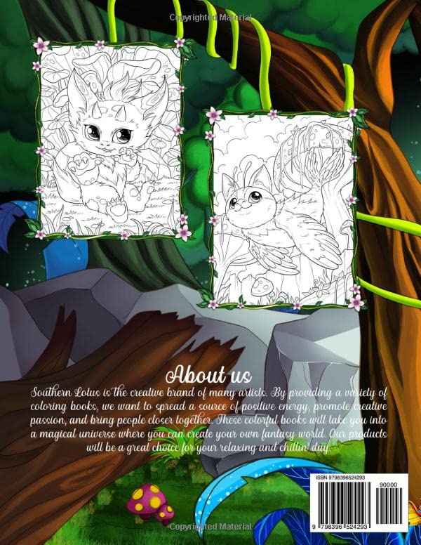 Adorable Monsters Coloring Book: A Collection of Weird and Lovable Monster Illustrations, Large Print Coloring Pages for Adults Women Teens Provide Relaxation and Stress Relief