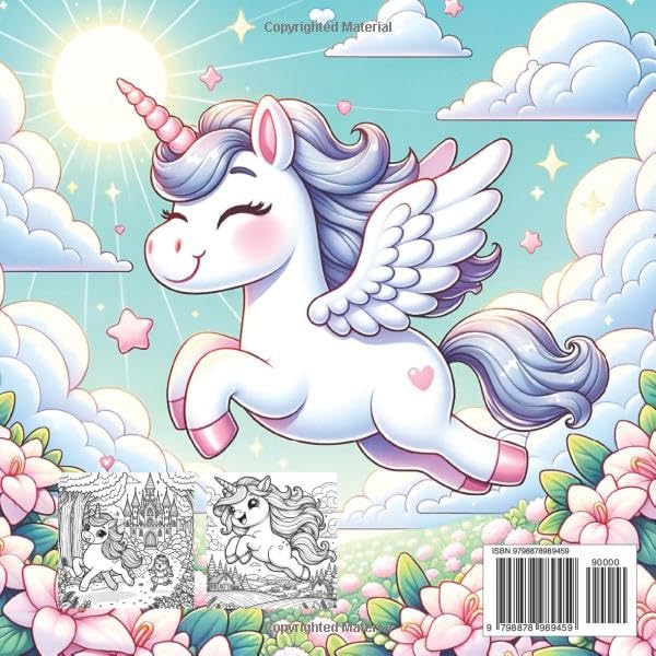Unicorn's Whimsical Journey: Kids and Young Adults to Express Creativity and Delightful Imagination