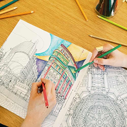 Fantastic Cities: A Coloring Book of Amazing Places Real and Imagined