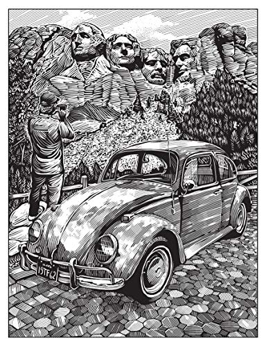 Adult Coloring Cars Coloring Book (Adult Coloring Books: World & Travel)