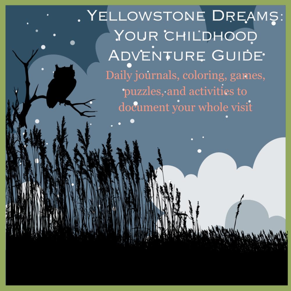 Yellowstone Kids Activity Book and Journal
