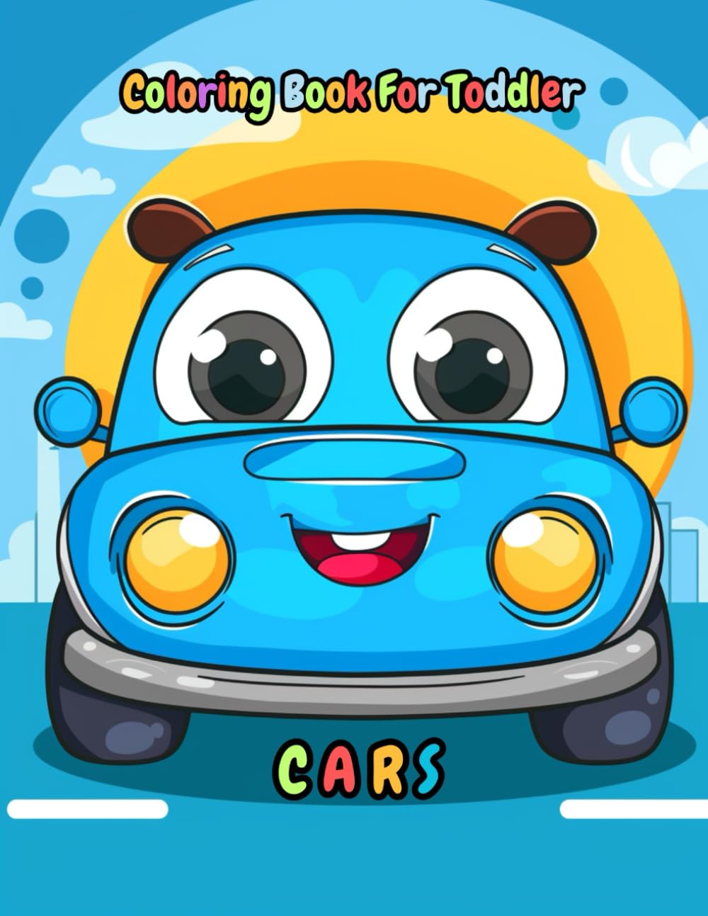 coloring book for toddler cars