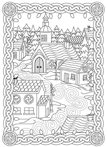 Creative Haven Celtic Christmas Coloring Book (Adult Coloring Books: Christmas)