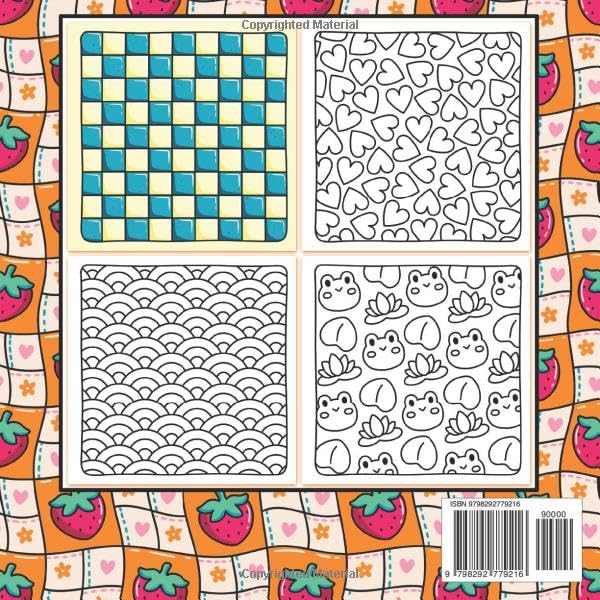 Satisfying Patterns Vol. 2 Coloring Book: Bold and Easy Designs For Adults and Teens With Simple Geometric and Cute Illustrations