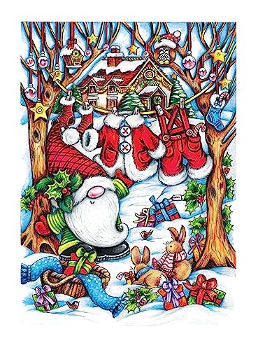 Creative Haven Christmas Gnomes Coloring Book (Adult Coloring Books: Christmas)