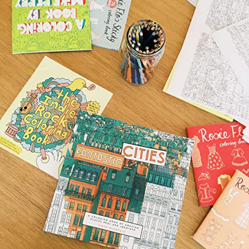 Fantastic Cities: A Coloring Book of Amazing Places Real and Imagined