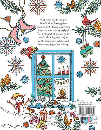 Christmas Coloring Book For Adults: Home for the Holidays - Coloring in a Winter Wonderland