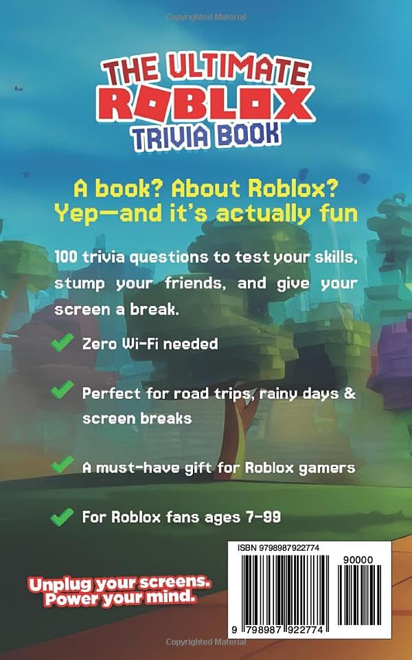 The Ultimate Roblox Trivia Book: 100 Screen-Free Questions for Kids Who Love Roblox