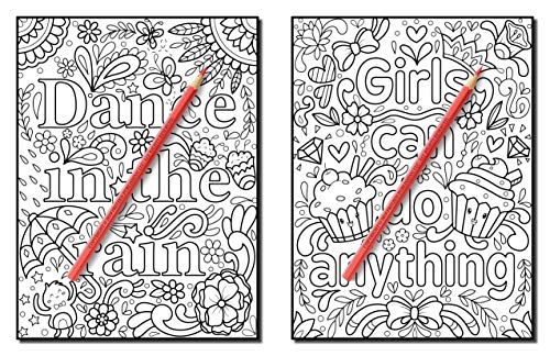 Dreams Come True: An Adult Coloring Book with Fun Inspirational Quotes, Adorable Kawaii Doodles, and Positive Affirmations for Relaxation