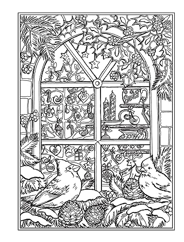 Creative Haven Country Christmas Coloring Book