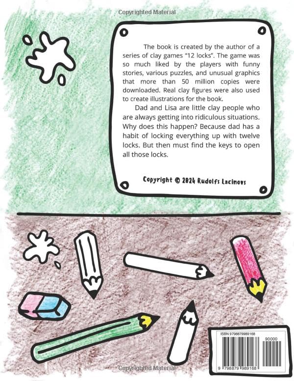 12 Locks: Coloring book