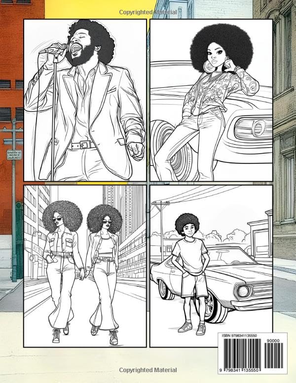 I know you Got SOUL: An adult coloring book that takes you on a vibrant journey back to the 1970s