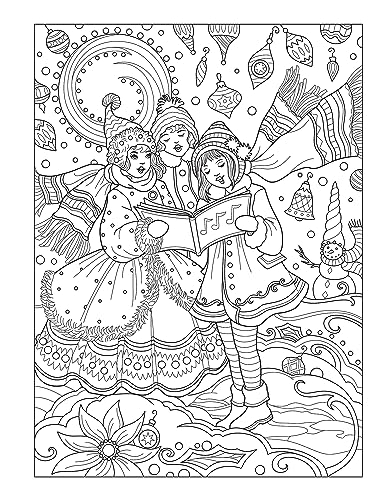 Creative Haven Creative Christmas Coloring Book (Adult Coloring Books: Christmas)