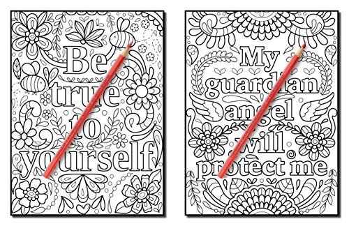 Dreams Come True: An Adult Coloring Book with Fun Inspirational Quotes, Adorable Kawaii Doodles, and Positive Affirmations for Relaxation