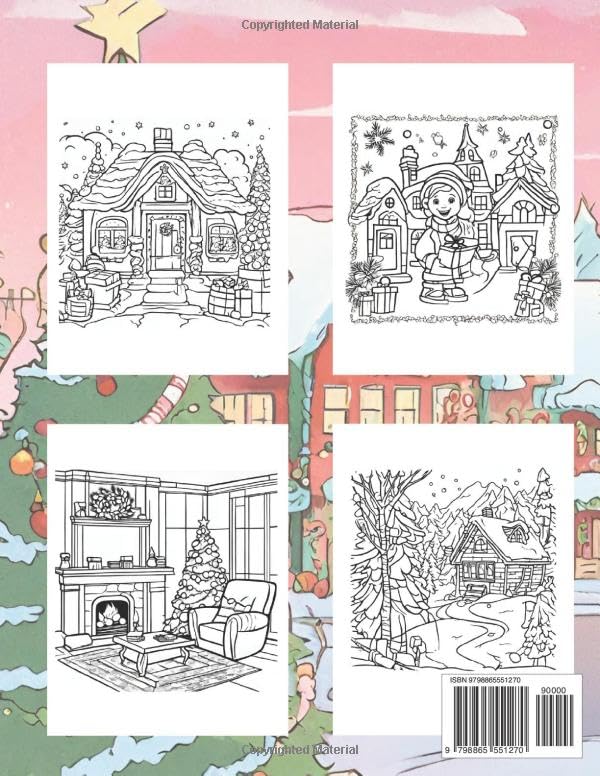 Christmas Cheer: A Holly Jolly Coloring Book for the Whole Family