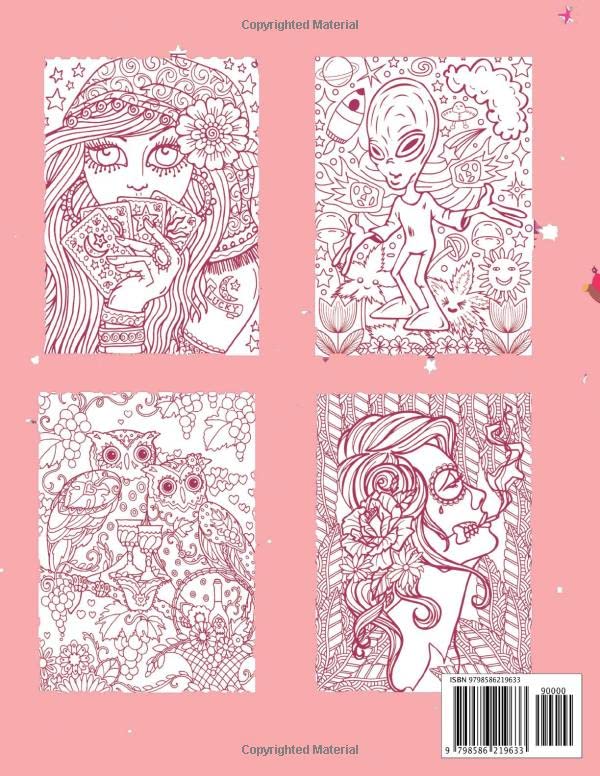 Stoner Coloring Book for Adults: Trippy Hippie Psychedelic Stoner Effect For Absolute Relaxation and Stress Relief.