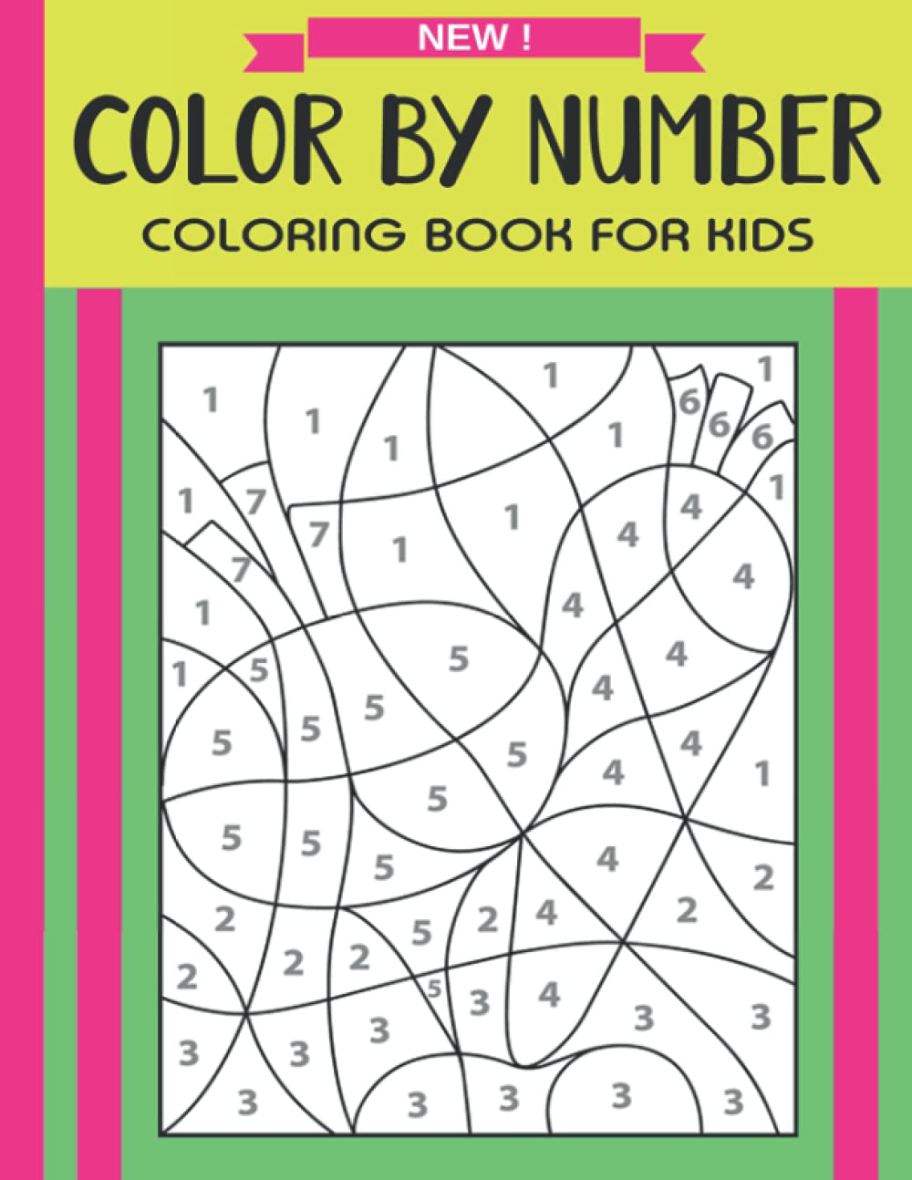 Color By Number Coloring Book For Kids: Large Print Birds, Flowers, Animals, Pretty Patterns and More