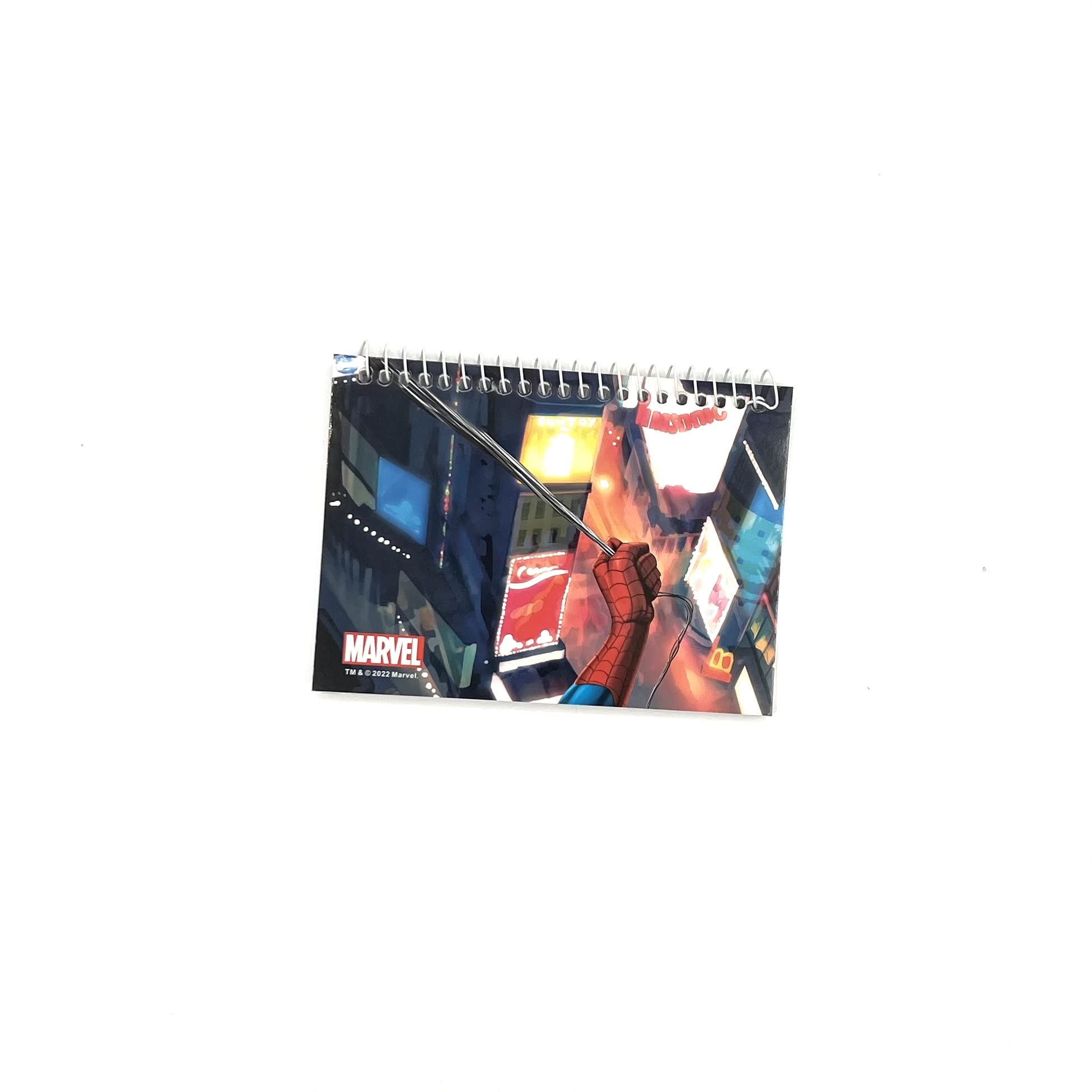 Disney Spiderman Spiral Notebook - Autograph Book -Retractable Pen - SpiderSense