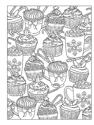 Creative Haven Cozy Christmas Coloring Book (Adult Coloring Books: Christmas)
