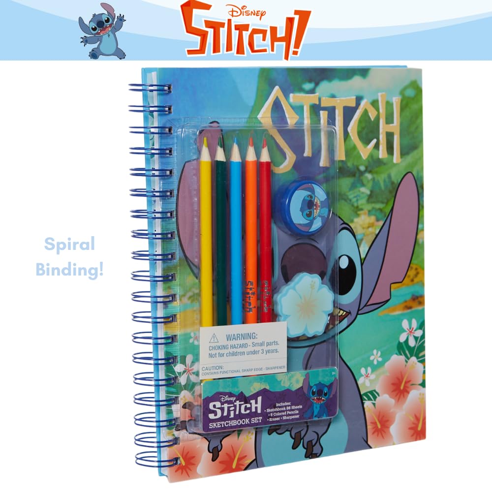 Minecraft Sketchbook Set, 5 Washable Markers, Spiral Bound, 86 Blank Pages