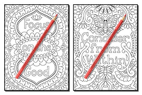 Live Your Dreams: An Adult Coloring Book with Fun Inspirational Quotes, Adorable Kawaii Doodles, and Positive Affirmations for Relaxation