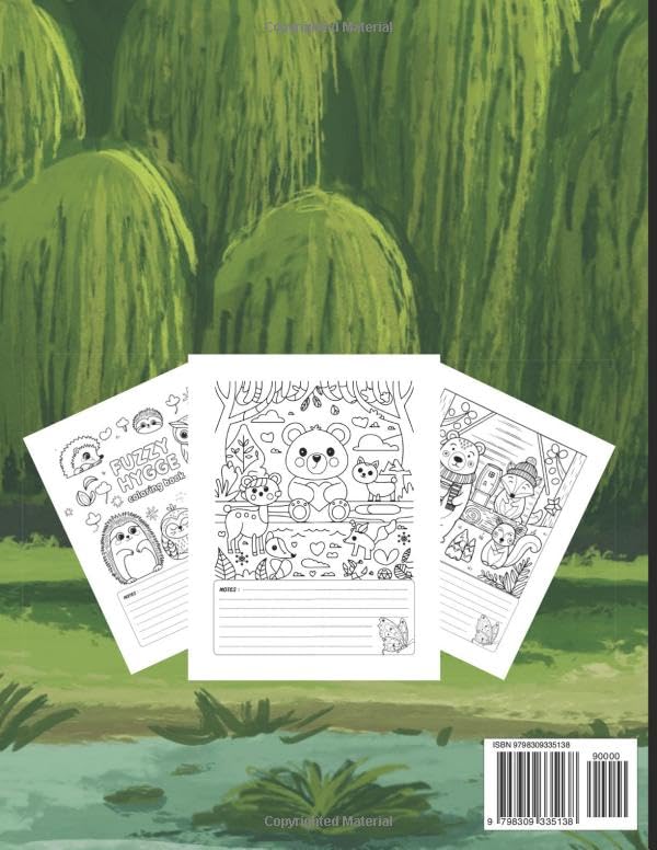Cozy Journal: hygge place coloring book for adults