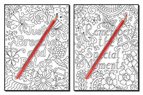 Live Your Dreams: An Adult Coloring Book with Fun Inspirational Quotes, Adorable Kawaii Doodles, and Positive Affirmations for Relaxation