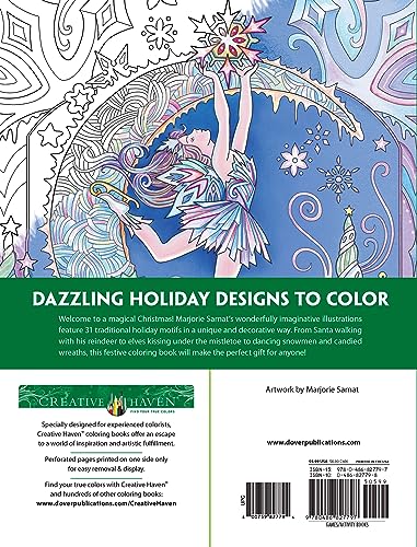 Creative Haven Creative Christmas Coloring Book (Adult Coloring Books: Christmas)