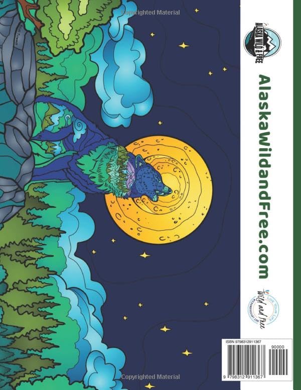 Grizzly & Wolf Discovery Center Coloring Book