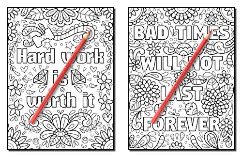 Dreams Come True: An Adult Coloring Book with Fun Inspirational Quotes, Adorable Kawaii Doodles, and Positive Affirmations for Relaxation