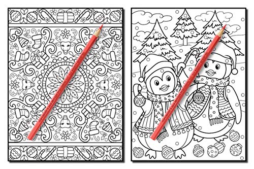Christmas Coloring Book: An Adult Coloring Book with Fun, Easy, and Relaxing Designs (Volume 2)