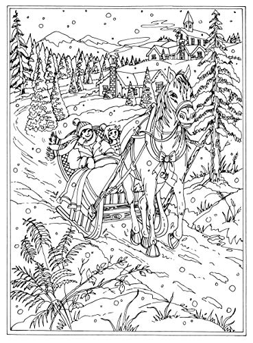 Creative Haven Winter Wonderland Coloring Book (Adult Coloring Books: Seasons)