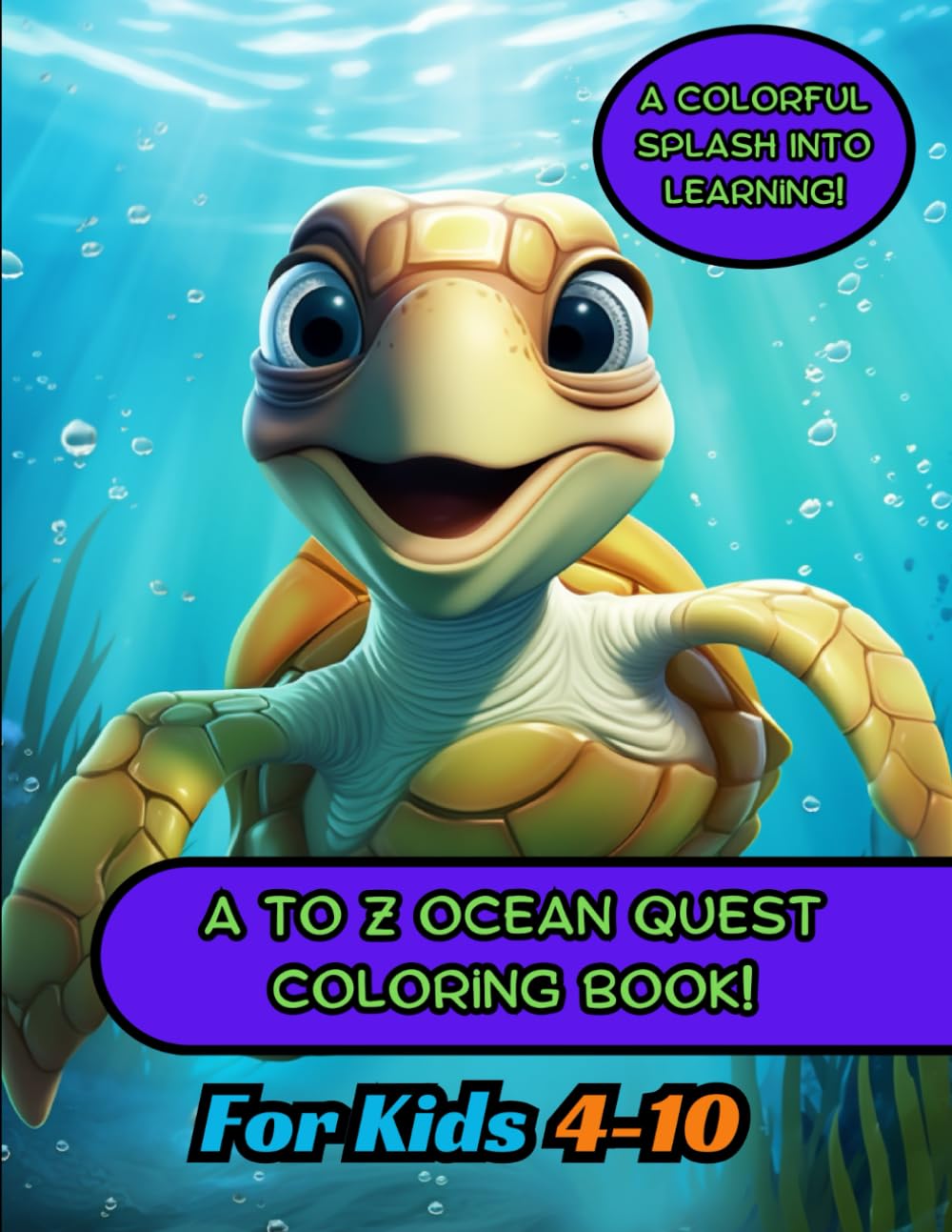 A to Z Ocean Quest Coloring Book!: A Colorful Splash into Learning!