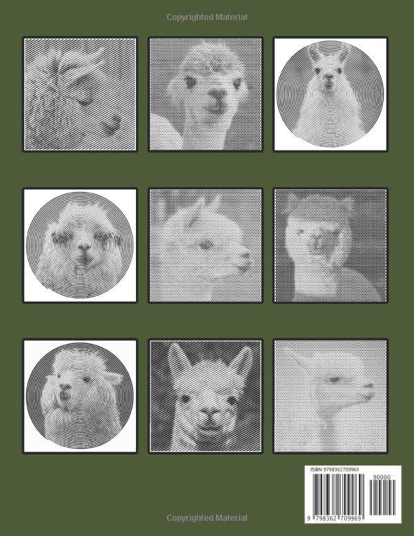 Alpaca Dots Lines Spirals Coloring Book: Fabulous Coloring Pages With Spiroglyphics Art For All Ages With Unique, Easy And Relaxing Design