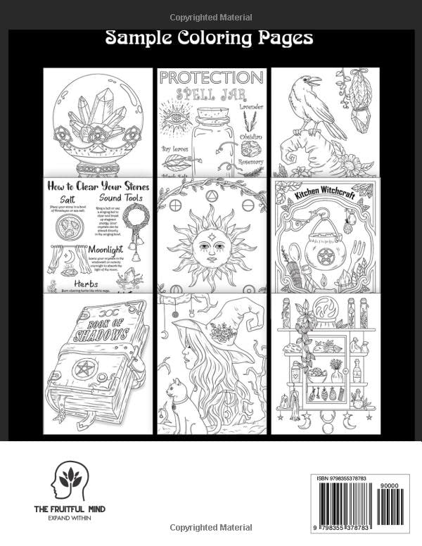 Witchcraft Coloring Book for Adults: Channel Your Creative Energy and Discover the Magic of Plants, Herbs, Crystals, and Beyond