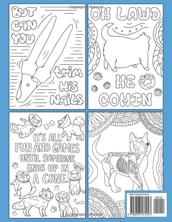 The Ultimate Vet Tech Adult Coloring Book