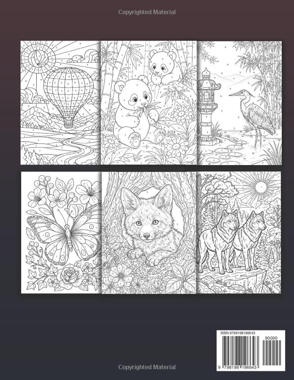 101 Large Print Color By Number Adult Coloring Book: A Relaxing Color by Number Journey Through Beautiful Birds, Flowers, and Scenic Nature Landscapes.