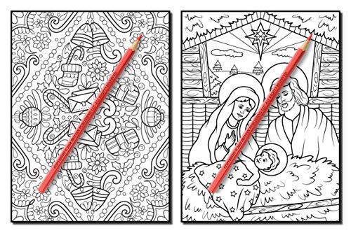 Christmas Coloring Book: An Adult Coloring Book with Fun, Easy, and Relaxing Designs (Volume 2)