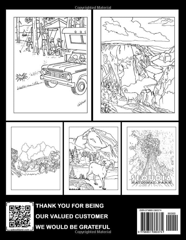National Park Coloring Book: "Expand Your Creation And Find Out The Beauty Of Nature| Travel Coloring Pages"