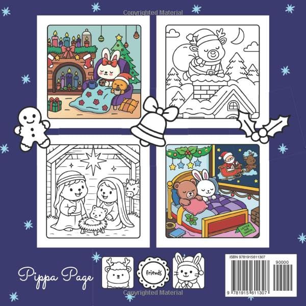 Festive Fuzzy Plushies Coloring Book: Cute and Cozy Christmas Holiday Scenes for Fun & Relaxation (Plushie Cute & Cozy Coloring Books)