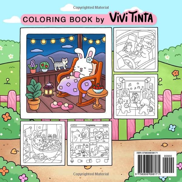 Girl’s Day: Self-Love Coloring Book for Adults & Teens Featuring Activities in Everyday Life (Fuzzy Friends Coloring)