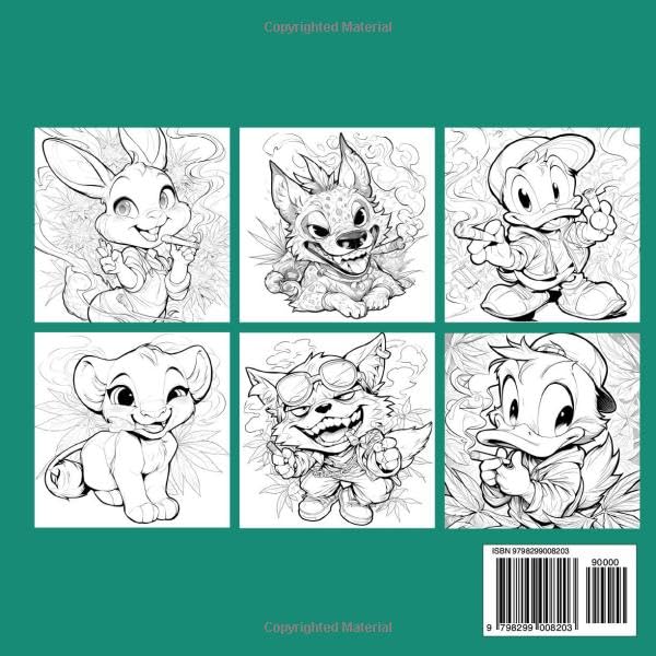 90s Cartoon Stoner Coloring Book: A Psychedelic Collection of 50 Retro-Inspired Coloring Pages Featuring Weed Culture and Trippy Art – A Fun and ... Cannabis, Halloween, Christmas, and Nostalgia