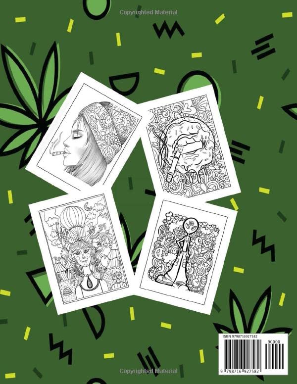 Stoner Things: A Trippy Psychedelic Stoner Coloring Book For Adults